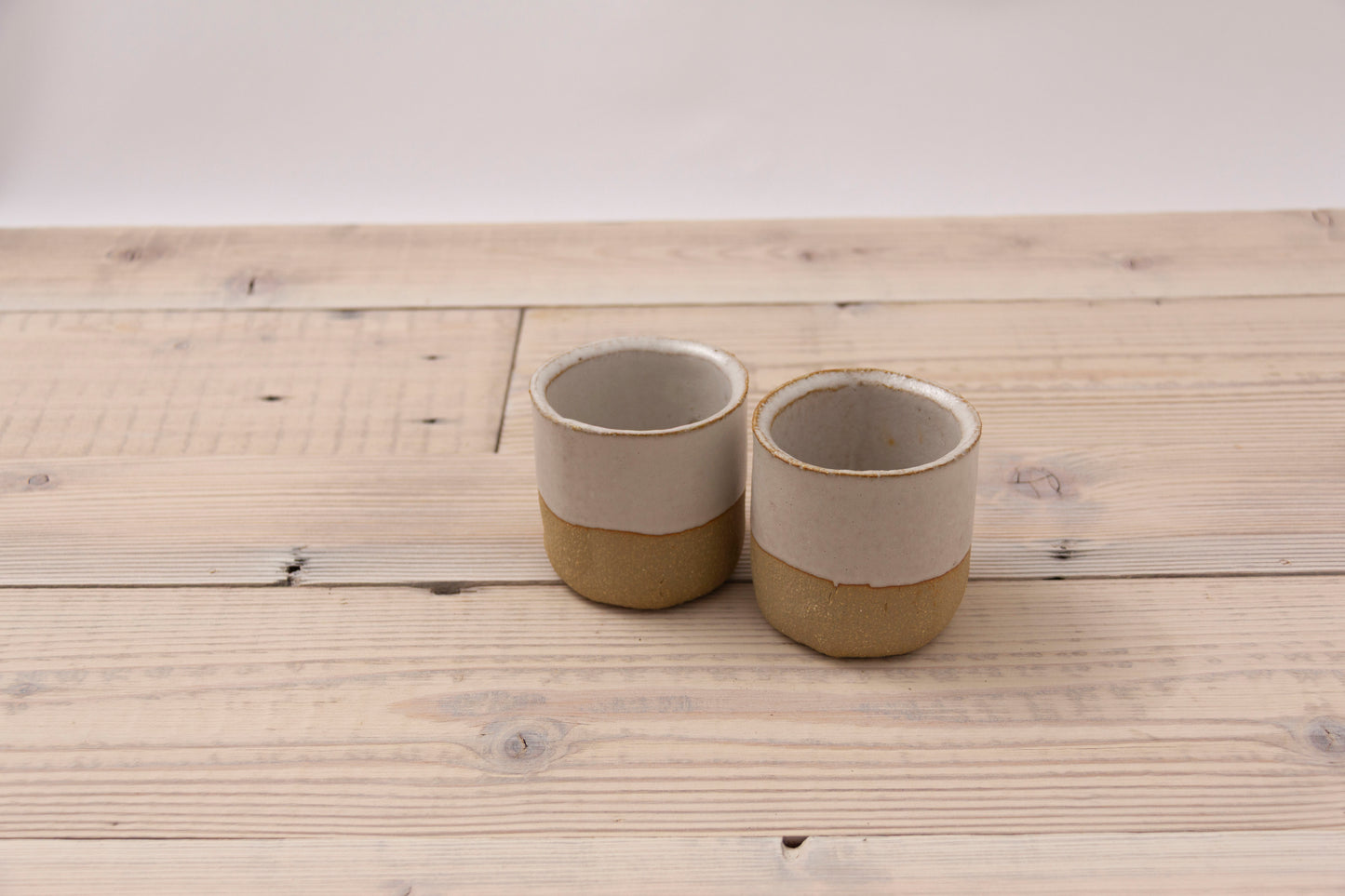 Cloudy White Flat White Cup